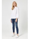 Luźna koszula oversize - biała