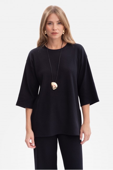 DM1480 Bluzka oversize z...