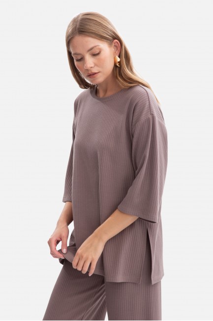DM1480 Bluzka oversize z...