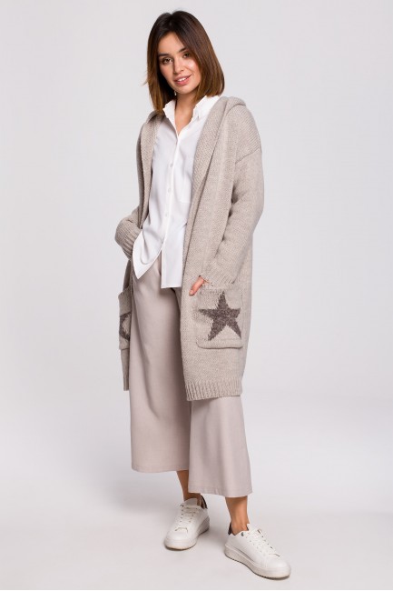 CM5558 Kardigan z motywem...