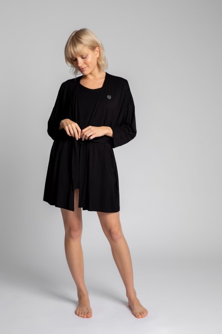 CM5726 Wiskozowy szlafrok z...
