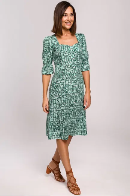 CM5324 Sukienka midi z...