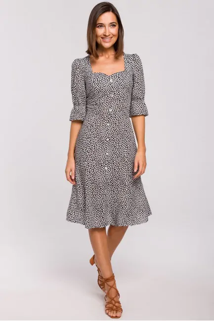 CM5324 Sukienka midi z...