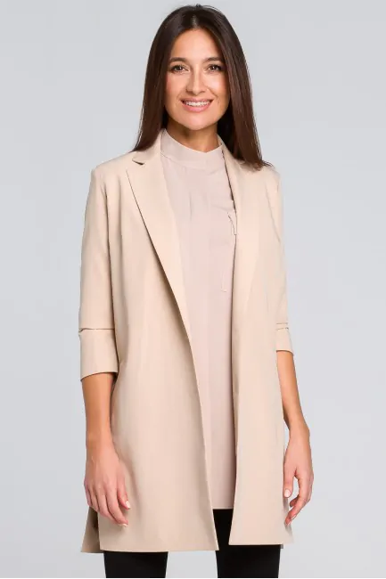 CM4130 Długi żakiet z...