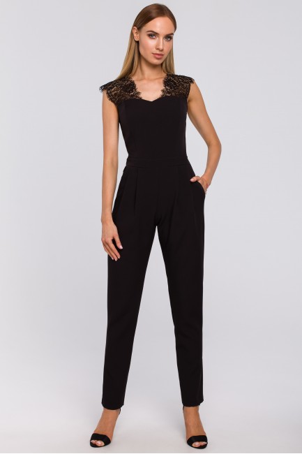 CM4994 Kombinezon z koronką...