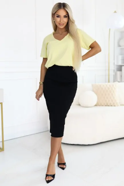 DM1568 Dopasowana spódnica...