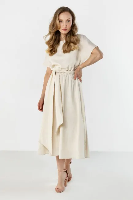 DM1579 Lniana sukienka...