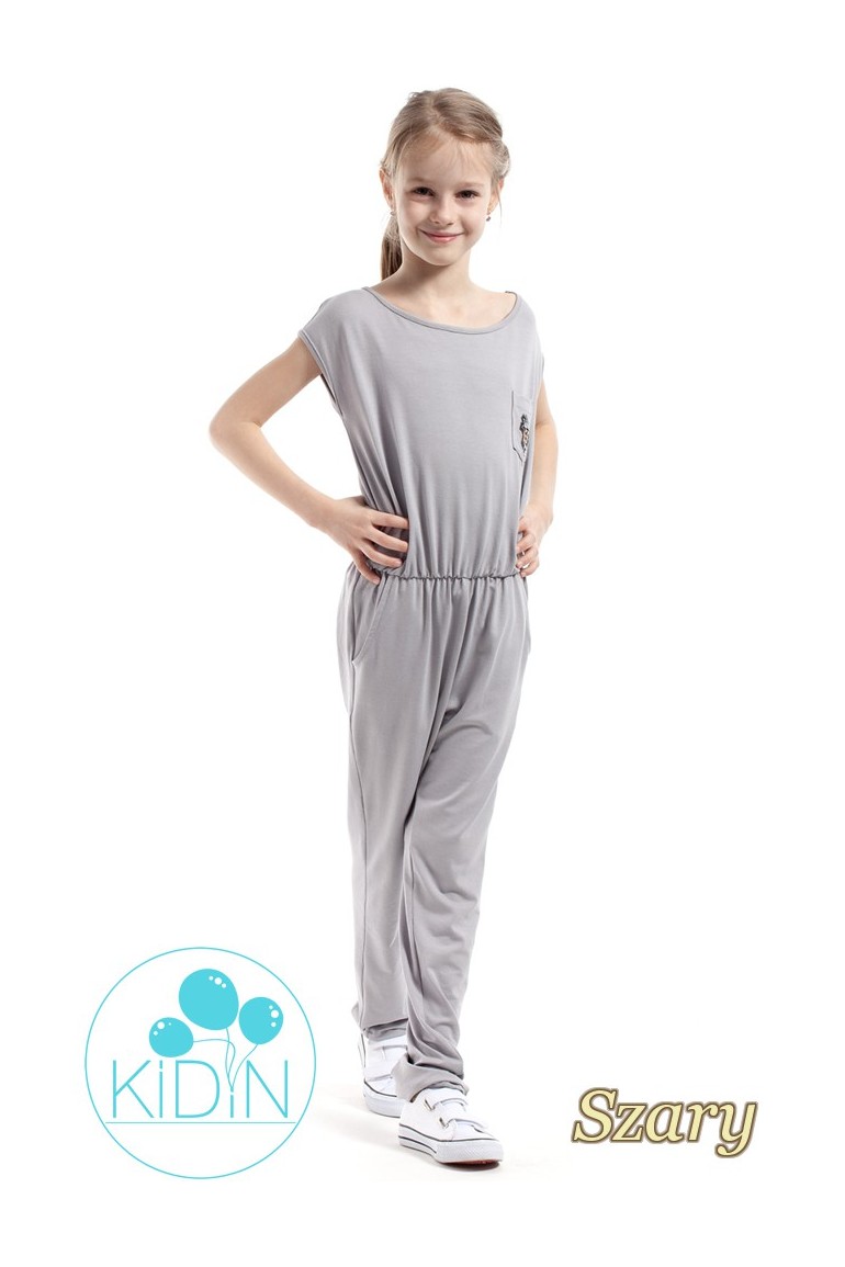 CM2269 Dziecięcy kombinezon sportowy - szary
