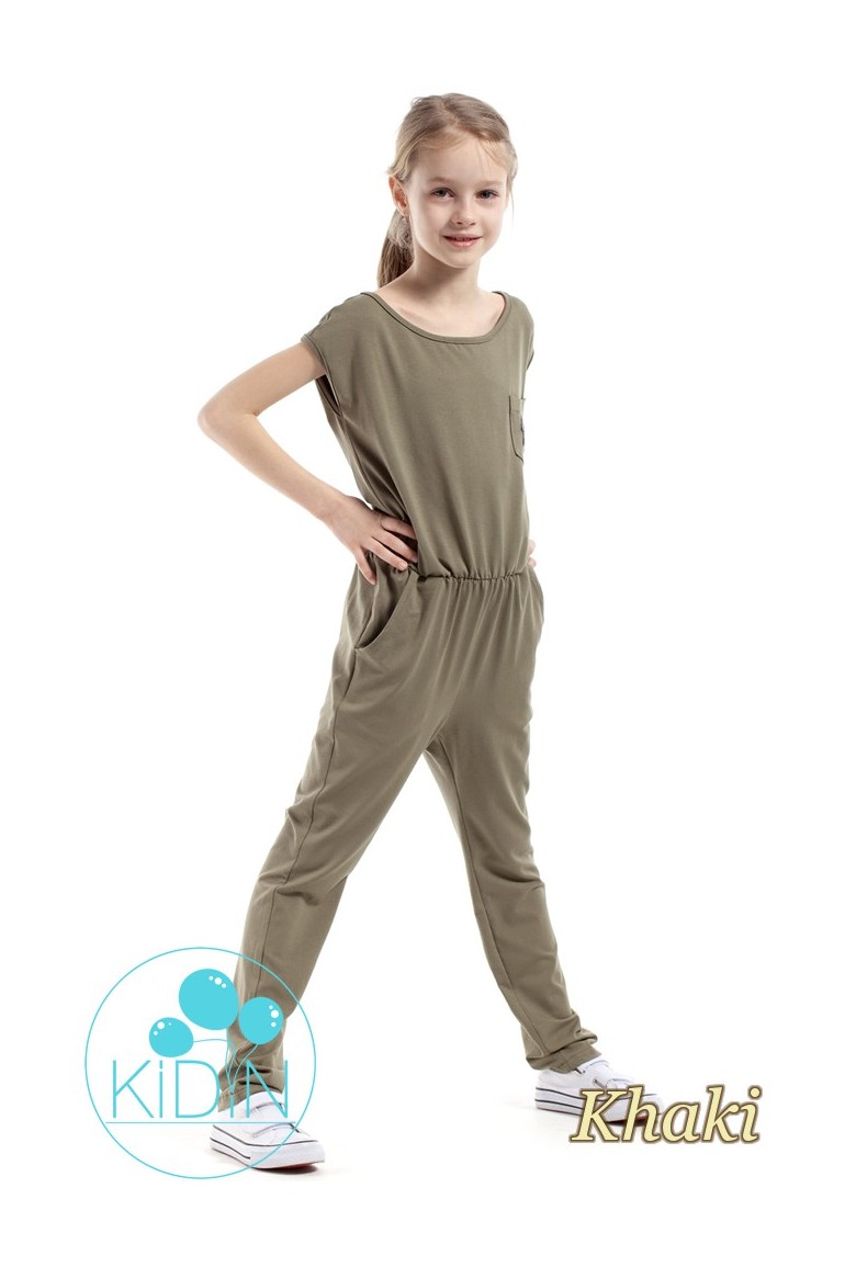 CM2269 Dziecięcy kombinezon sportowy - khaki