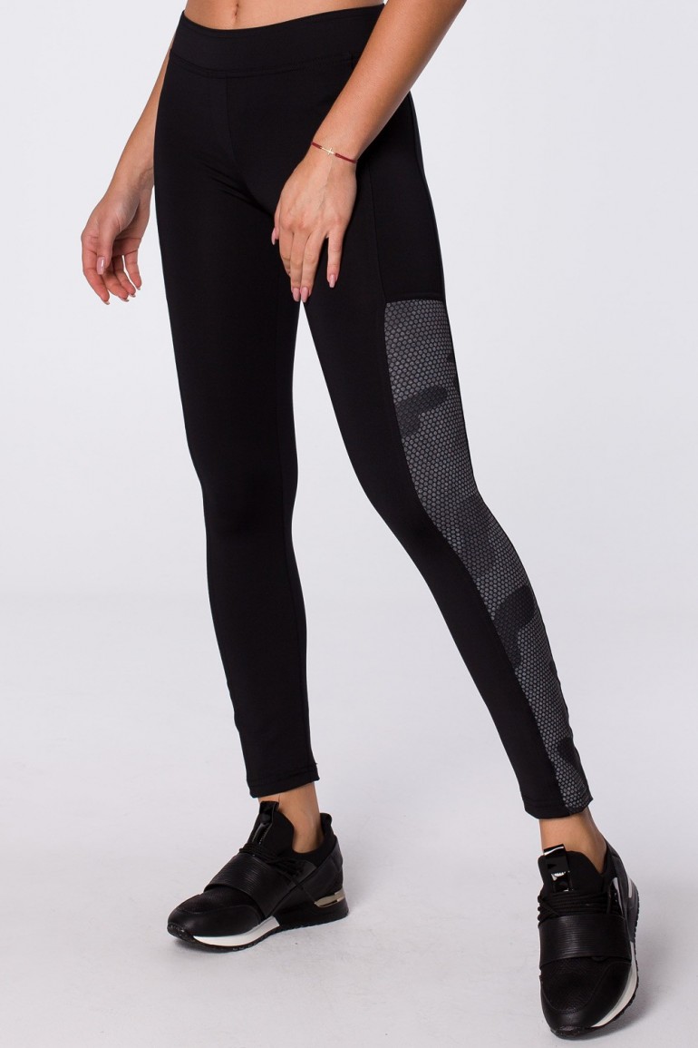 CM4858 Elastyczne gładkie legginsy
