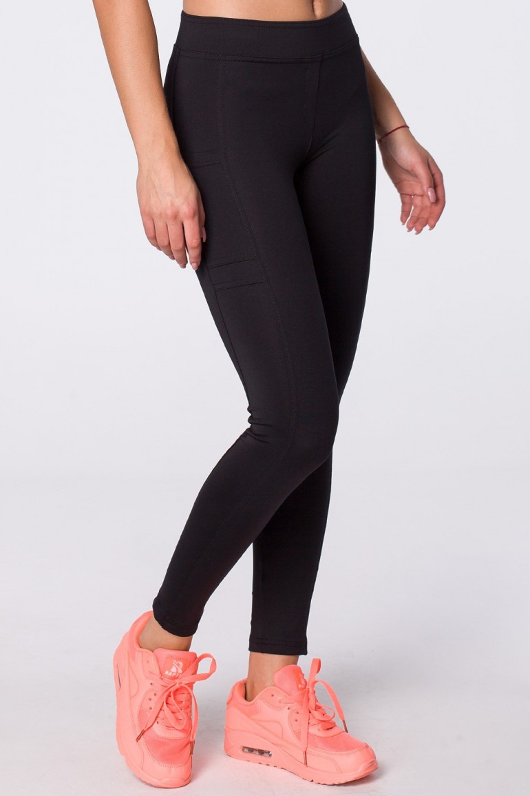 CM4861 Eleganckie legginsy z przeszyciami