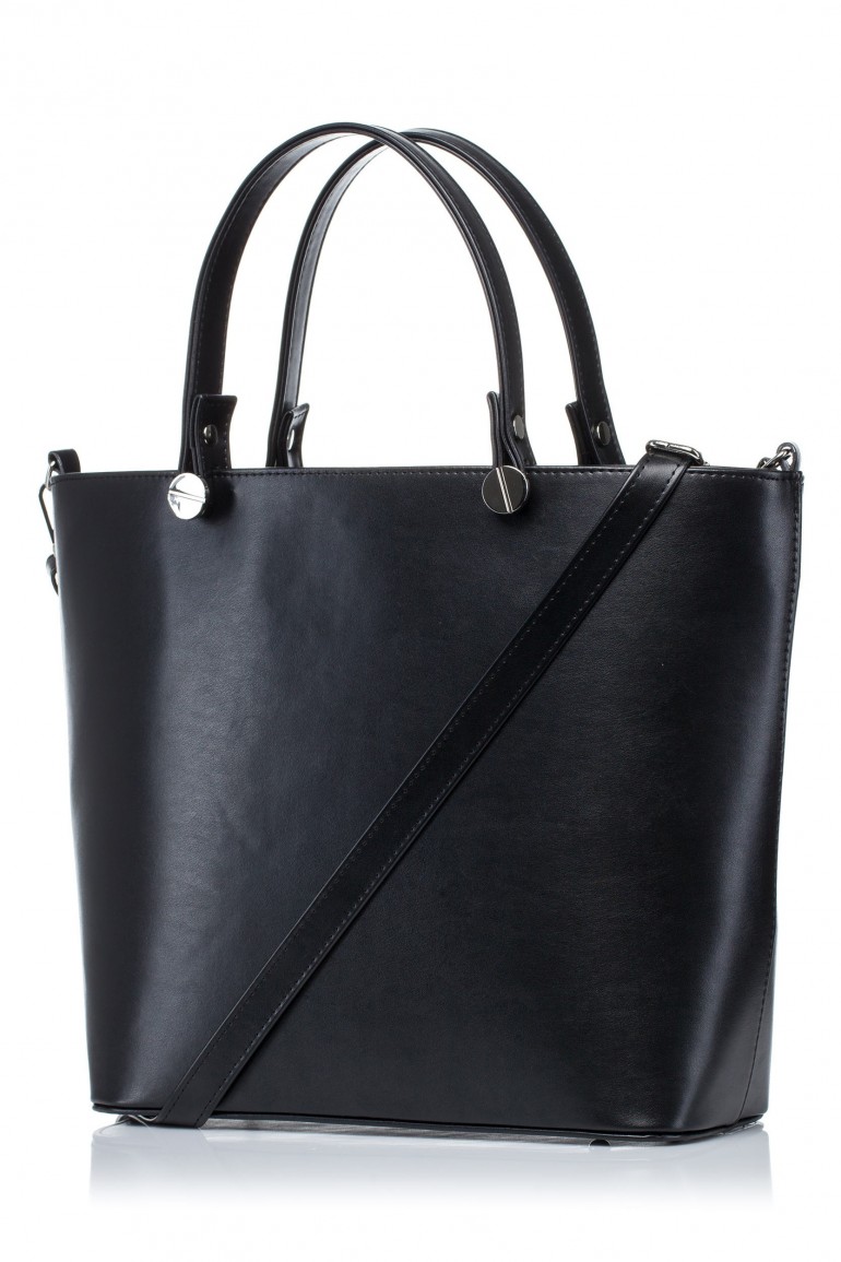 CM3566 Elegancka torba do ręki - czarna