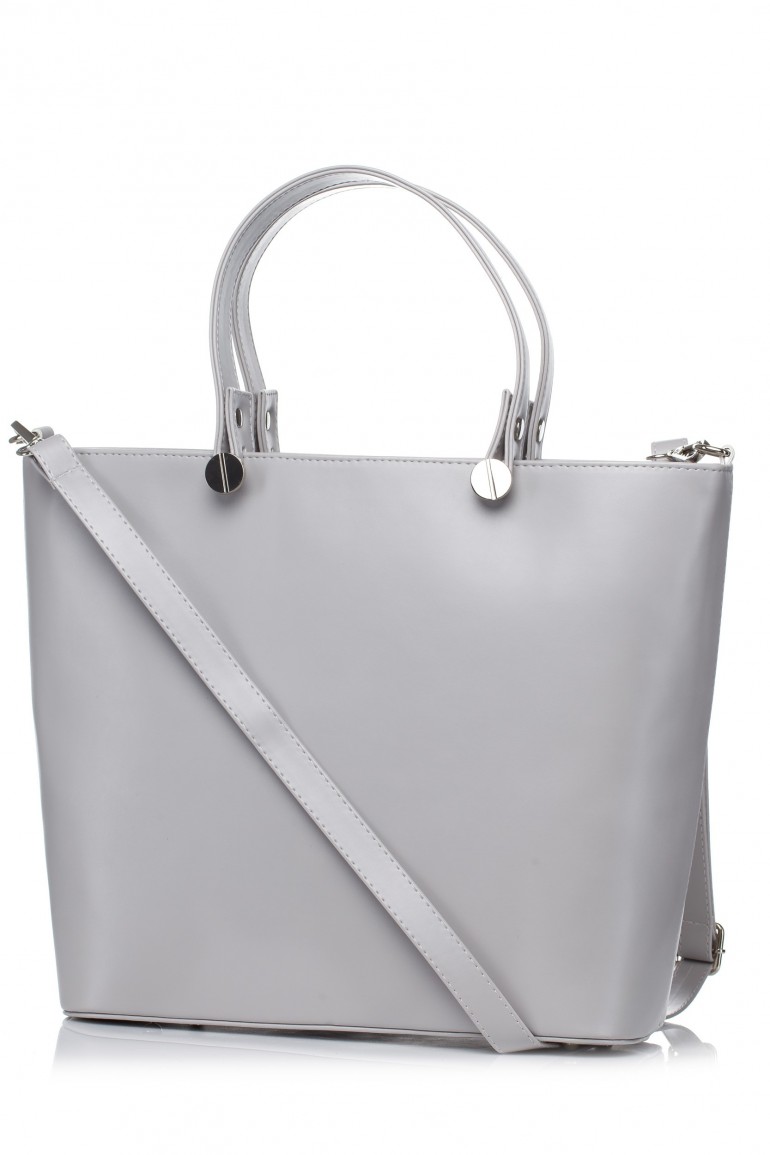 CM3566 Elegancka torba do ręki - szara