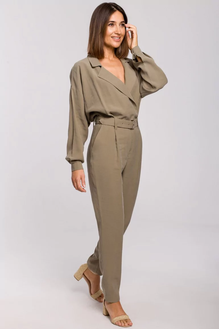 CM5168 Kombinezon z paskiem - khaki