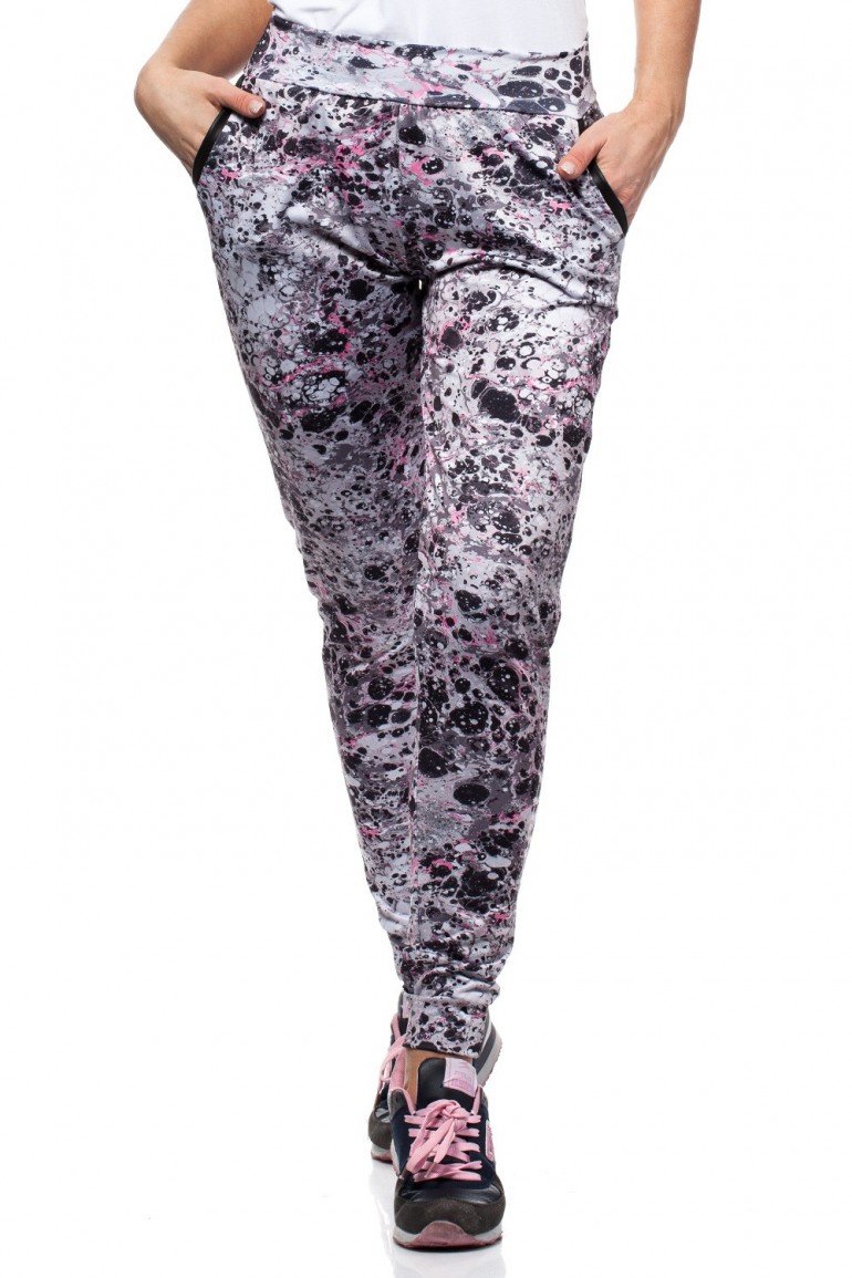 CM1567 Elastyczne sportowe legginsy kobiece - model 1