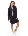 Sportowa bluza z kapturem - czarna