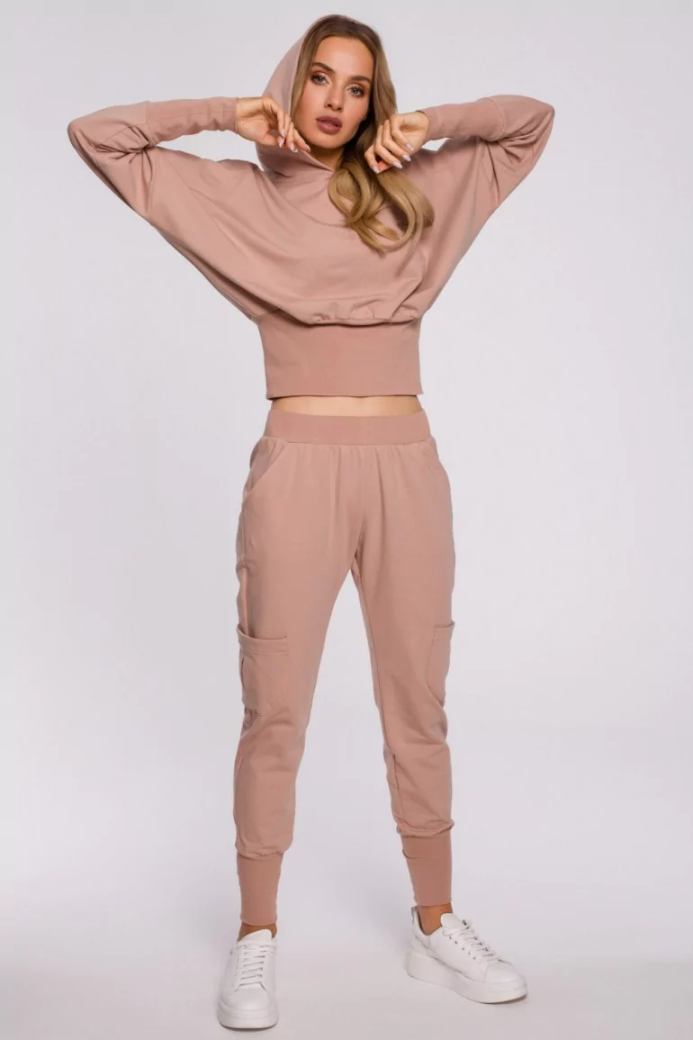 CM5882 Kobiece spodnie dresowe - mocca