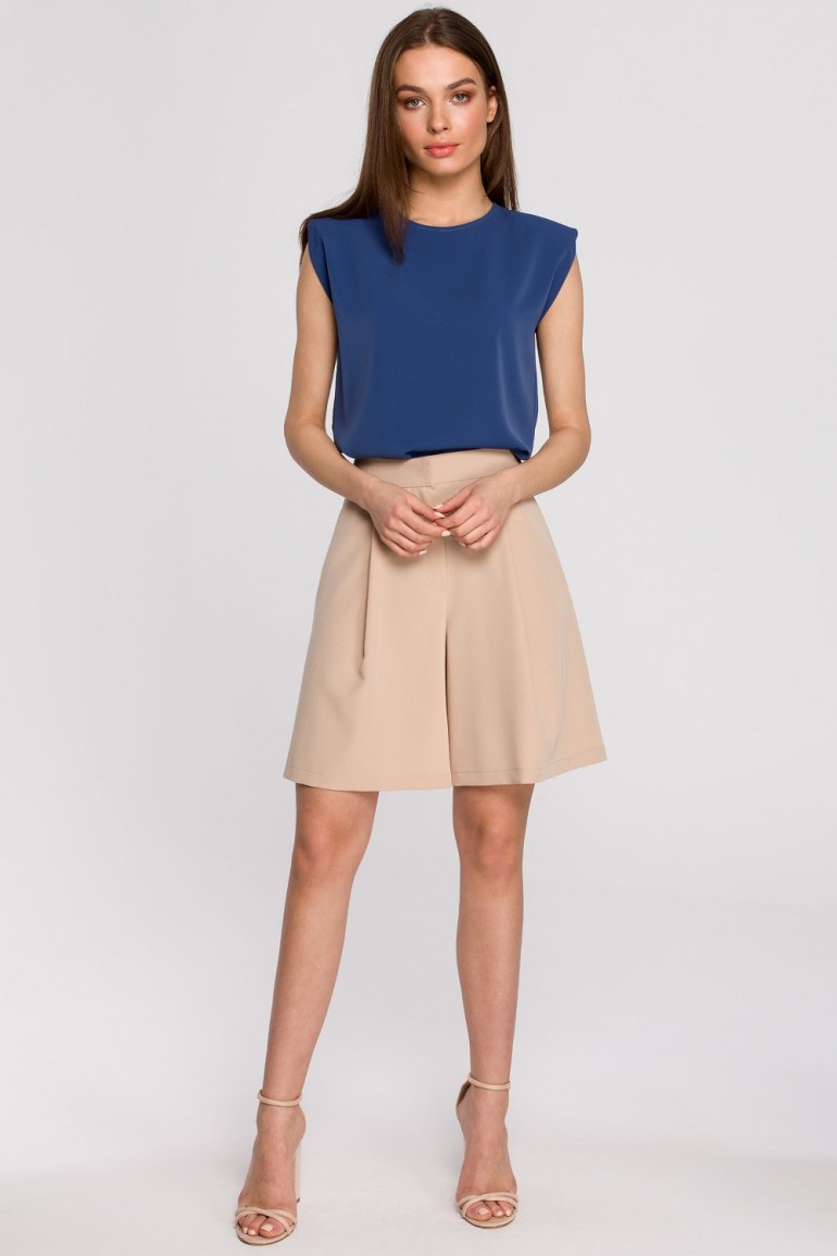 CM5944 Eleganckie szorty - beżowe