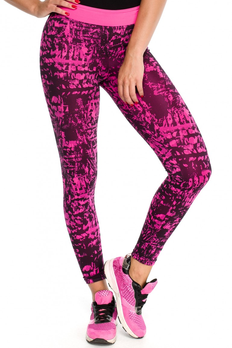 CM3907 Dopasowane sportowe legginsy na fitness