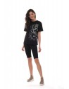 Klasyczny dresowy t-shirt - czarny