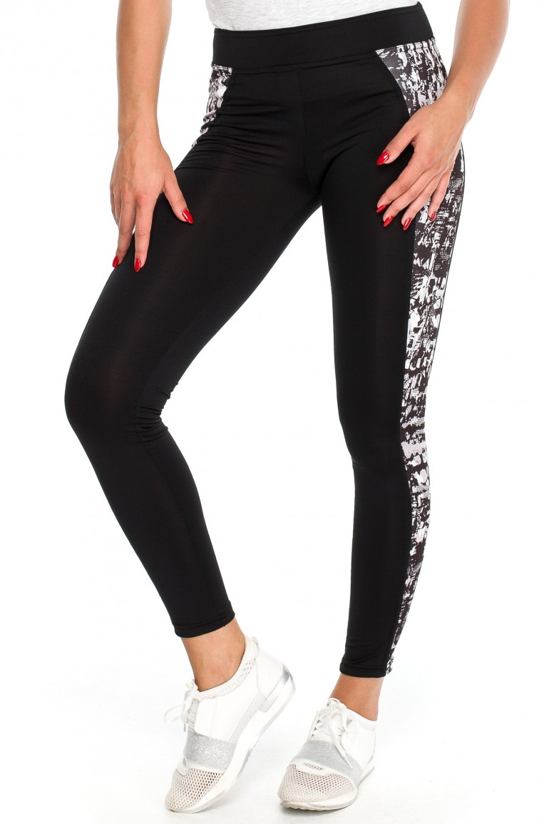 CM3923 Dopasowane wygodne legginsy z lampasem