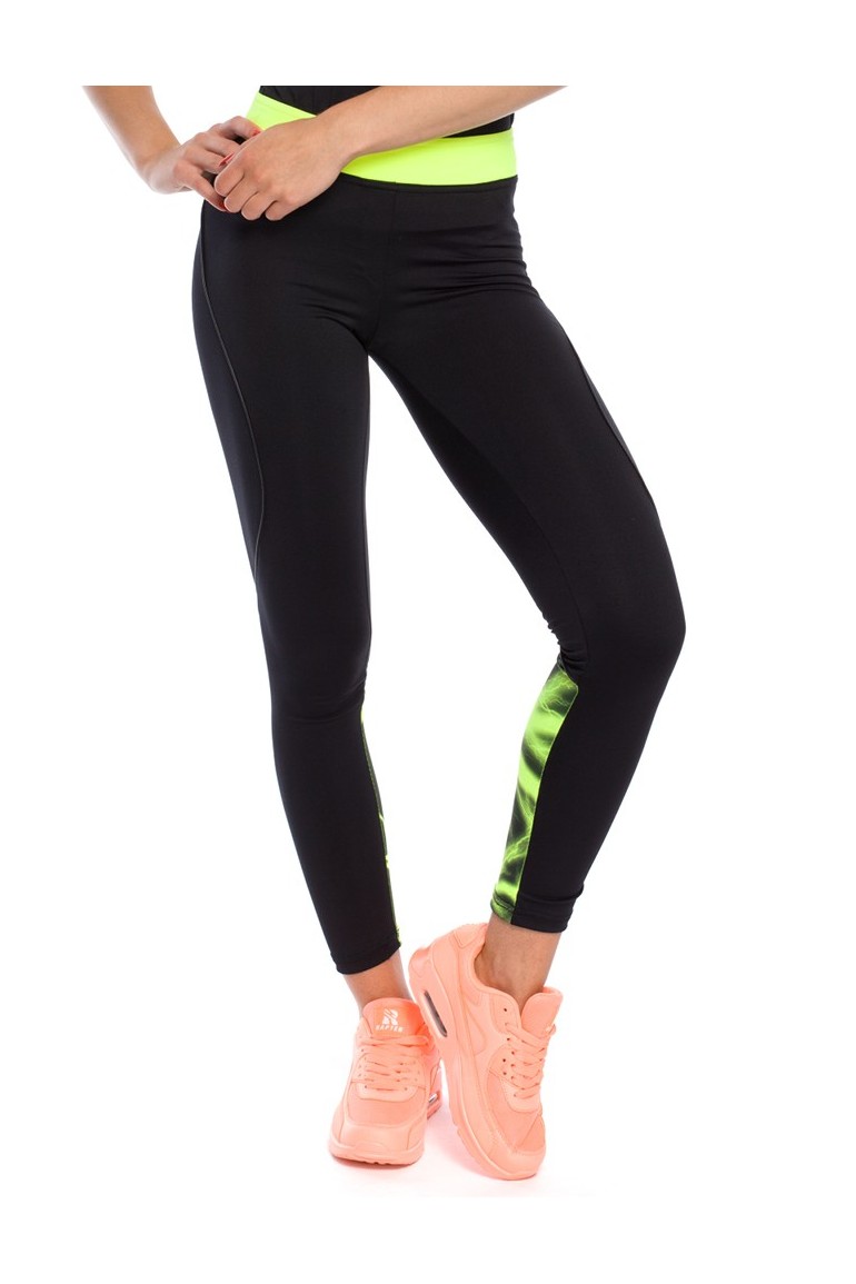 CM3131 Oryginalne legginsy ze wstawką na łydce