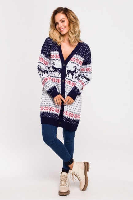 EM0007 Kardigan zapinany na...