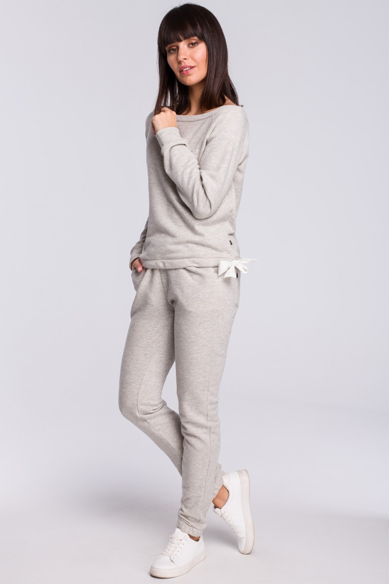 CM4121 Spodnie joggery - popielate