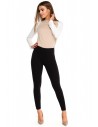 Eleganckie spodnie legginsy - czarne