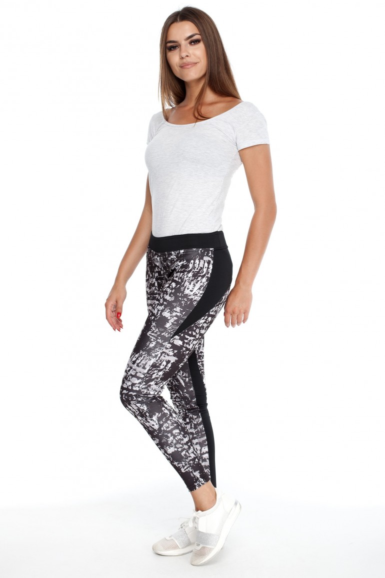 CM5069 Sportowe legginsy ze wstawkami