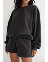 Bluza damska o kroju regular fit - czarna