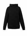 Bluza unisex z kieszenią kangurek i kapturem - czarna
