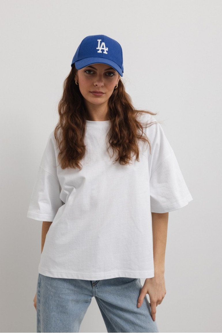 CM7276 Klasyczny t-shirt typu oversize - biały