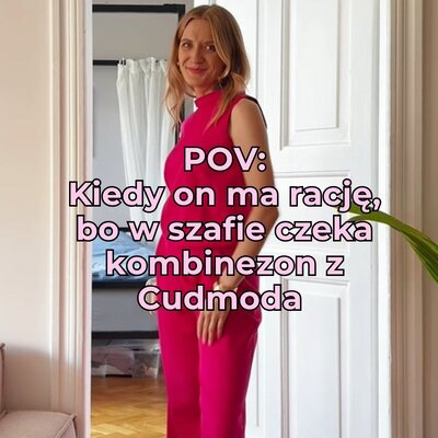 #CUDgirls, znacie to? 😊 Nadchodzące wesele, pełna szafa ubrań, a nie macie w czym iść? Wtedy z pomocą przychodzi nasz bestsellerowy kombinezon, który nigdy nie zawodzi! ❤️ 

Macie w swojej garderobie takie modele, które zawsze ratują Was w takich sytuacjach? 😉

#cudmoda #kombinezondamski #stylizacjanawesele #stylowakobieta