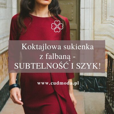 Kobiece detale, elegancki kolor i fason, który robi efekt WOW… Bordowa sukienka z ozdobną falbaną to propozycja dla kobiet, które lubią klasykę w wyjątkowym wydaniu 💃❤️

Ta kreacja:
🌹 podkreśla talię
🌹 pięknie układa się na sylwetce
🌹 sprawdzi się na każdą uroczystość — od świątecznej kolacji po elegancki wieczór

Falbana dodaje ruchu i lekkości, a głęboki bordowy kolor — szyku i charakteru.

#cudmoda #sukienka #sukienki #modadamska #stylowakobieta