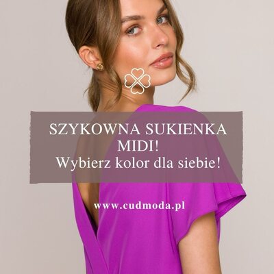 Sukienka, która przyciąga spojrzenia od pierwszego kroku 🌷

Minimalistyczny fason z efektownym dekoltem na plecach i subtelnym rozcięciem na boku pięknie podkreśla sylwetkę i dodaje całości kobiecego charakteru. To idealny wybór na wiosenne i letnie wyjścia – od spotkań z przyjaciółmi, po komunie i wesela ❤️

Dobra wiadomość? 😍 Ten model jest dostępny w wielu wiosennych kolorach, więc z łatwością znajdziesz swój ulubiony.

#cudmoda #sukienka #sukienkanawiosnę