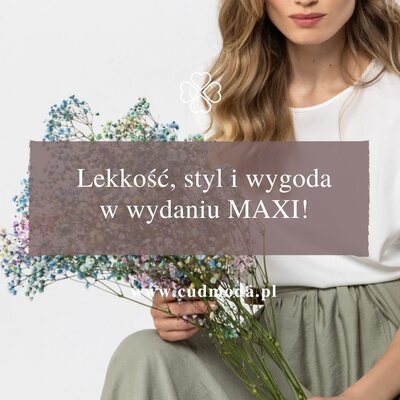 Lekkość, styl i wygoda w wydaniu maxi! 🥰

To spódnica, która daje nieograniczone możliwości stylizacji i sprawia, że każda z nich wygląda lekko oraz kobieco. 💫 Długość maxi pięknie wydłuża sylwetkę, a subtelne rozcięcie na nodze dodaje całości charakteru i lekkości. To model, który świetnie odnajdzie się zarówno w eleganckich, jak i bardziej casualowych zestawach. ✨

#cudmoda #modadamska #stylowakobieta #spódnica