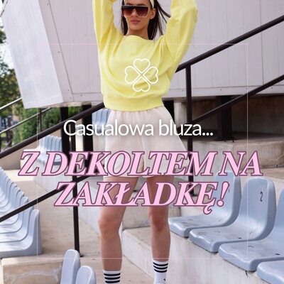 Poznaj naszą nowość: bluza damska z otwartymi plecami 💛
Nieoczywista, kobieca i stylowa – idealna, gdy chcesz połączyć wygodę z modowym akcentem.

👉 Miękka tkanina
👉 Zmysłowe, otwarte plecy
👉 Kolory, który przyciągają spojrzenia!

Załóż ją do jeansów, szortów albo spódnicy i poczuj, jak lekko może wyglądać casual. 🍃

#cudmoda #bluzadamska #casualstyle #casualoutfit #modadamska #stylowakobieta