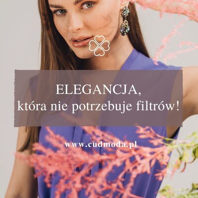Idealna sukienka na wiosnę 💜

Lekka, kobieca i bardzo stylowa - to model, który świetnie sprawdzi się, gdy dni robią się coraz cieplejsze. Dekolt w kształcie V z subtelnym wiązaniem pięknie podkreśla górę sylwetki, a pasek w talii pozwala dopasować sukienkę tak, by podkreślić jej proporcje 😍

#cudmoda #sukienka #sukienkanawiosnę #stylowakobieta