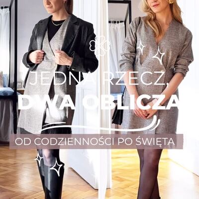 Jedna rzecz — dwa oblicza! ✨

Poznaj naszą grafitową sukienkę tweedową mini z koronkową wstawką — uniwersalny must-have w Twojej garderobie 👗

Ta sukienka to idealny przykład, jak jeden model może z łatwością zmienić się z codziennego outfitu w elegancką kreację — wszystko zależy od dodatków i stylizacji.

#cudmoda #sukienka #modadamska #sukienki #stylowakobieta