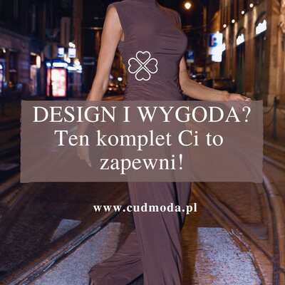 Brązowy komplet, który przyciąga uwagę subtelną elegancją. 🤎 Marszczenia, szerokie nogawki, wygodny krój — wszystko po to, byś wyglądała stylowo i czuła się swobodnie. Styl, który pasuje do codzienności i wyjątkowych chwil. 😍

#cudmoda #bluzkadamska #spodniedamskie #kompletdamski #modadamska