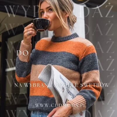 Zimno za oknem, a u nas… gorące rabaty aż do –77%! 🔥🧶 W promocji znajdziesz nie tylko miękkie, ciepłe i stylowe swetry, ale też:

🧣 szaliki
🧢 czapki
🔄 kominy
— wszystko, czego potrzebujesz, by przetrwać zimę w pełnym komforcie.

#cudmoda #sweterdamski #sweter #swetry #swetrydamskie #czapkinazimę #szaliki