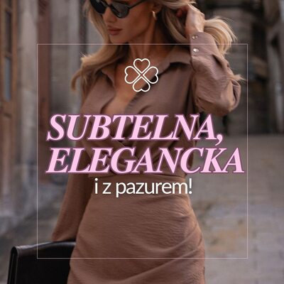 Sukienka dla kobiet, które lubią przyciągać spojrzenia! 🥰 Jesteś gotowa na efekt WOW? ✨ Dlaczego musisz ją mieć?

👉 Kopertowy dekolt – subtelnie podkreśla biust i szyję
👉 Dopasowany fason – modeluje sylwetkę i dodaje seksapilu
👉 Głęboki, czekoladowy odcień – elegancja i ponadczasowy szyk
👉 Idealna na randkę, imprezę lub wyjątkowe wyjście

#cudmoda #sukienka #sukienkamini #modadamska #sukienkanawiosne #wiosennakolekcja
#nowakolekcja