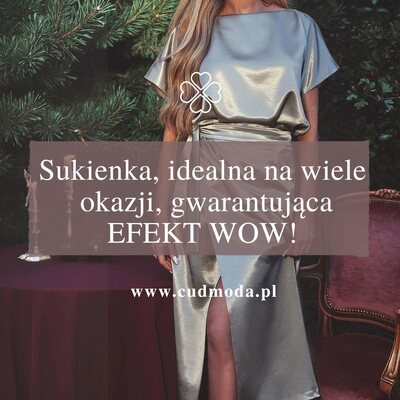 Elegancja, która przyciąga spojrzenia ✨

Ta satynowa sukienka to prawdziwa perełka — idealna na wieczorne wyjście, specjalną okazję, ale też elegancką kolację czy spotkanie. 👗 Dzięki subtelnemu połyskowi i fasonowi z taliowaniem sukienka podkreśla sylwetkę i dodaje szyku każdej stylizacji.

#cudmoda #modadamska #sukienka #sukienki #stylowakobieta