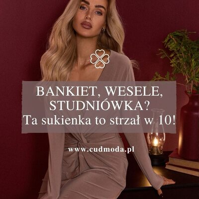 Gotowa na każdą wyjątkową chwilę? 💃
Sukienka z elastycznej dzianiny z przeplotem to must-have tego sezonu! 👗✨ Idealna na studniówkę, bankiet czy wesele — podkreśli sylwetkę, doda elegancji i sprawi, że poczujesz się jak gwiazda wieczoru 🌟 Jest dostępna aż w 5 kolorach na www.cudmoda.pl 🌸

#cudmoda #sukienkamaxi #eleganckasukienka #sukienkanastudniówkę #sukienkanawesele