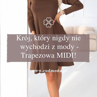 Minimalistyczna, a jednocześnie bardzo elegancka 💫
Trapezowa sukienka z długim rękawem to idealny wybór na imprezę lub wyjątkowe wyjście.

🖤 Dostępna w klasycznej czerni
🍫 oraz w modnym, głębokim kolorze czekoladowym

Luźny fason pięknie układa się na sylwetce, zapewnia komfort i daje pełną swobodę ruchów – idealna na całą noc ✨

#cudmoda #sukienka #sukienki #eleganckasukienka