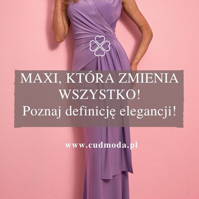 💜 Wiosna, imprezy i jedna sukienka, która robi cały look!
Jeśli szukasz czegoś, co przyciąga spojrzenia i podkreśla sylwetkę – ta maxi to strzał w dziesiątkę! 🎯Lekkość, zwiewny fason i subtelne drapowanie sprawiają, że pięknie układa się w ruchu, a podkreślona talia dodaje kobiecości i proporcji ✨

#cudmoda #sukienka #sukienki #eleganckasukienka