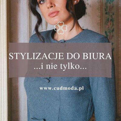 💼 Stylizacje biurowe – elegancja i profesjonalizm każdego dnia

Codzienny strój do biura nie musi być nudny!
Stylizacje biurowe to doskonała okazja, by połączyć profesjonalizm z wygodą i charakterem. ✨
Postaw na klasykę – dobrze skrojone marynarki, eleganckie spodnie i kobiece sukienki to podstawa garderoby, która sprawdzi się w każdej sytuacji.

#cudmoda #modabiurowa #sukienkadopracy #marynarkadamska #garniturdamski #stylizacjedobiura #modadamska
