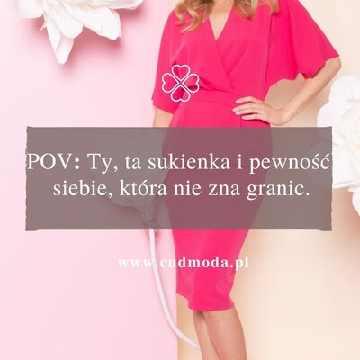 #CUDgirls, nowość od marki Stylove, która zadba o Waszą pewność siebie! ❤️
Kopertowy fason pięknie podkreśla talię i dopasowuje się do sylwetki, a długość midi i krótkie rękawy sprawiają, że to idealny wybór na wiosenne wyjścia i uroczystości 💫 To sukienka, którą zakładasz… i od razu wiesz, że wyglądasz dokładnie tak, jak chcesz - stylowo i kobieco ✨ 

#cudmoda #sukienka #sukienki #sukienkanawesele