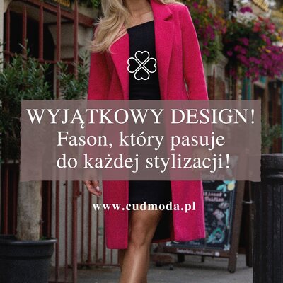 Odkryj elegancję w kolorze fuksji! ✨
Koniec z nudą w jesienno-zimowej garderobie! Klasyczny płaszcz zapinany na guziki to styl, który przyciąga spojrzenia – a kolor fuksji dodaje mu energii i wyrazistości ❤️

#cudmoda #płaszcz #płaszczdamski #plaszczdamski #modadamska #stylowakobieta #modanajesień